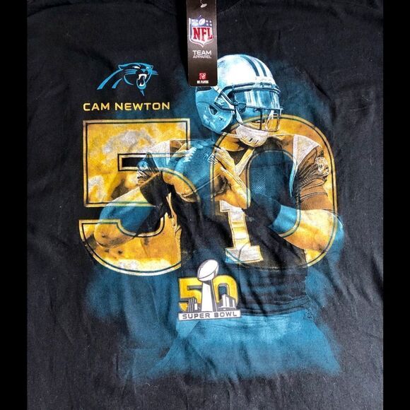 NWT shirt by NFL (XL) with Cam Newton - Picture 2 of 2